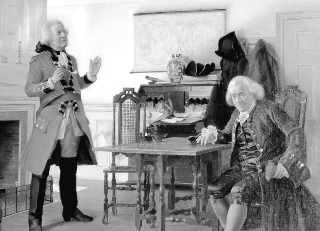 BRITISH Benjamin Franklin (FRANGK-lin) manage war, peace, trading, and other problems. Each colony wanted to look out for itself. Franklin was always interested in politics.