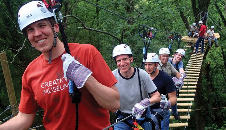The Creation Museum is excited to present the biggest and best zip lines in the Midwest, featuring exhilarating zip lines and scenic sky bridges.
