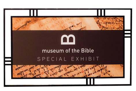 from the Museum of the Bible,