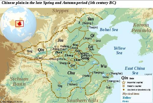 Spring and Autumn Period 771-481 BCE Regional lords hold the power in China Constant warfare between regions/states Armies made up of farmers instead of the elite Warriors on horseback Bronze