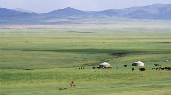 Mongolian Steppe Agriculture Northern China