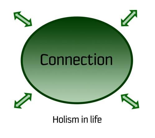 7 Connection the centre of the whole package The idea of holism was central to the spirituality of the men.