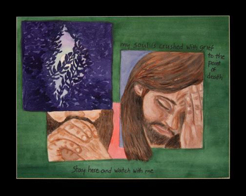 Station 1:Theme- Prayer Jesus in the Garden of Gethsemane Reflection Question: Prayer Jesus,
