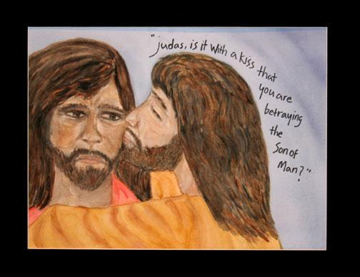 Station 2:Theme- Betrayal Jesus, Betrayed by Judas, is Arrested Reflection Question: