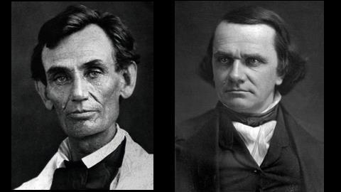 In the 1858 race for U.S. Senate in Illinois, Democrat Stephen A. Douglas was seeking reelection to a third term. He was opposed by a relative newcomer, Abraham Lincoln.