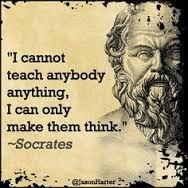 SOCRATES believed that average people were not qualified to rule themselves Socratic method (relies heavily on question and answer) a series of questions encourage