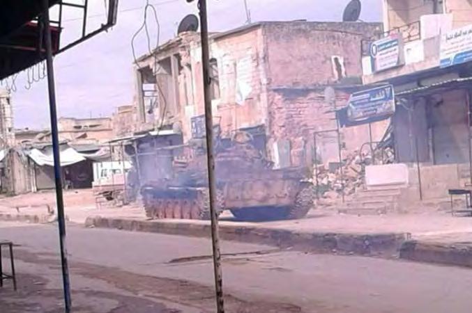 Tanks of the Headquarters for the Liberation of Al-Sham which took over the city of Maarrat Misrin north of Idlib (Furat Post Facebook page, March 1, 2018) New organization affiliated with Al-Qaeda