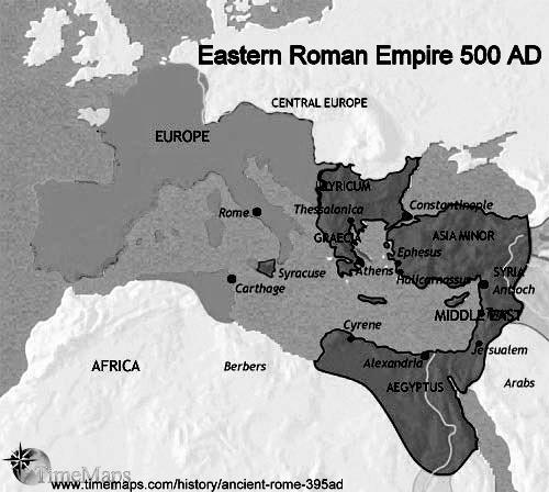 , the "civilized" areas of Europe and the Near East were dominated, ruled, and imprinted with a lasting influence from the Roman Empire.