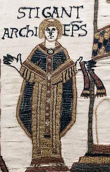 Key people Archbishop Stigand Was Archbishop of Canterbury from 1052-1070 and was Anglo-Saxon. He was a close ally of Earl Godwin, who insisted that Stigand be made Archbishop against Edward s wishes.