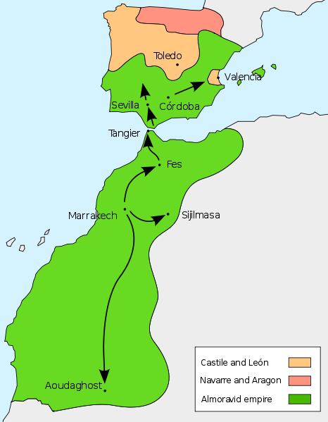 Almoravid Empire The Almoravids grew into a powerful fighting force They conquered across the Sahara Desert and swept up into Spain Their religious zeal and powerful military helped
