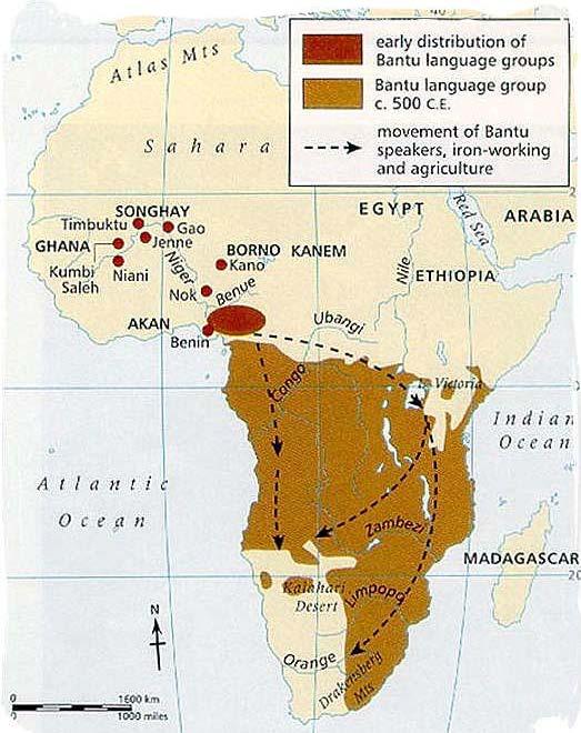 Bantu of West Africa The primary reason the Bantu-speaking people of West Africa migrated