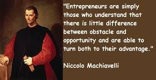Niccolo Machiavelli Absolute power is