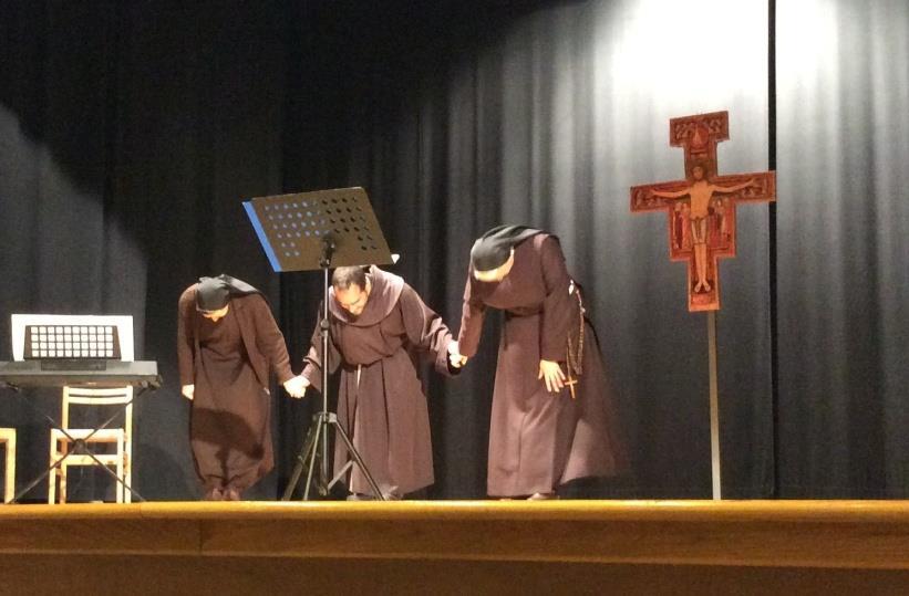The celebration of the election concluded with a wonderful concert which included two Franciscan opera singers and a friar who performs as a magician. Did I mention we are a very diversified family?