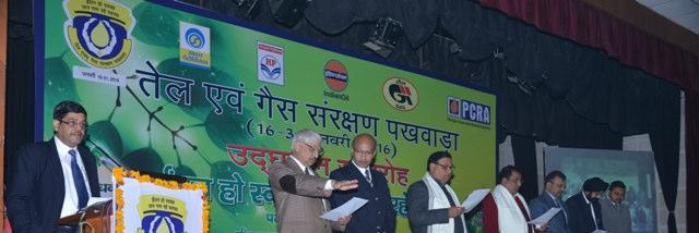 Rajasthan Conservation Pledge being administered