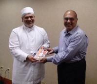 He was presented a special Clock Plaque by Jahan on behalf of ZAF and all South