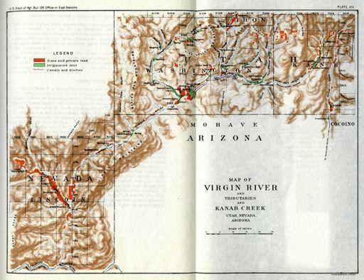 During the late 1870 s, the ditch bringing water to Bloomington was extended to the north so that water could be taken from Santa Clara Creek rather than the Rio Virgen.