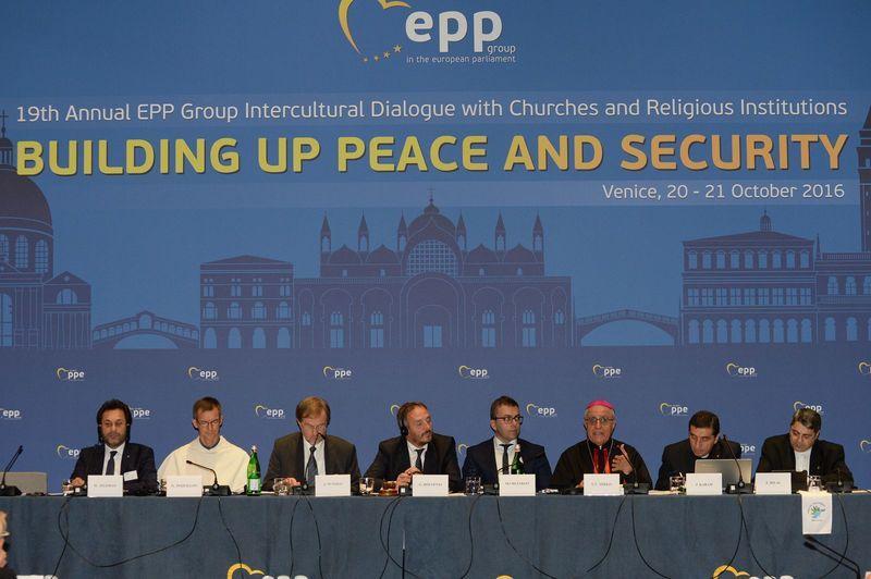 19TH ANNUAL EPP GROUP INTERCULTURAL DIALOGUE WITH CHURCHES AND RELIGIOUS INSTITUTIONS BUILDING UP PEACE AND SECURITY FOR EUROPE AND ALL ITS