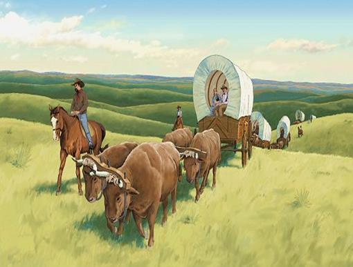 Wagon Train Journey So long as wagons kept moving west, Native Americans usually left them alone.
