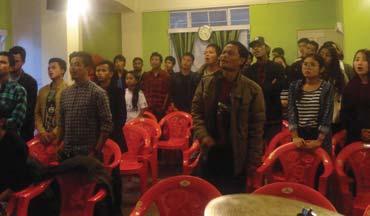 NORTH EAST INDIA SHILLONG Home club Every month we are conducting home club
