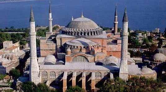 Church of Hagia Sophia [Holy Wisdom] Two institutions were central to their culture: The Emperor A Priest-King deputy of Jesus Christ Emperor Justinian tried to restore Roman traditions Emperor