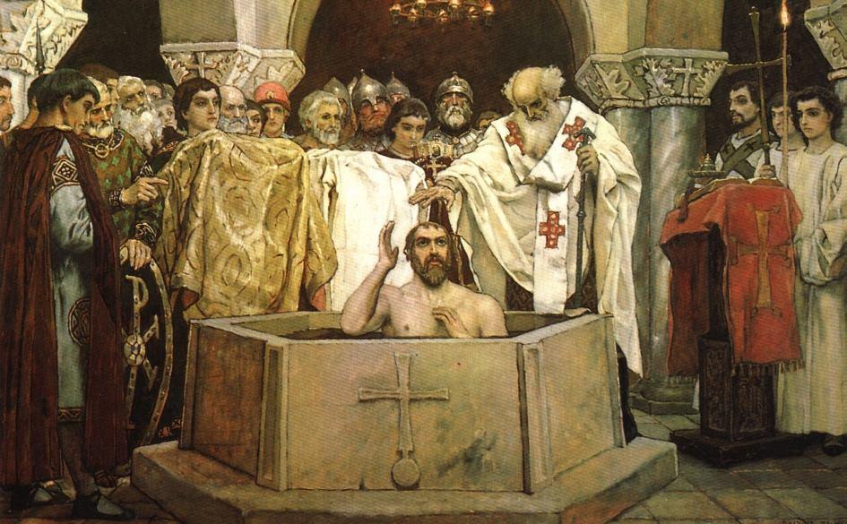 Vladimir I of Kiev was baptized Christian 988