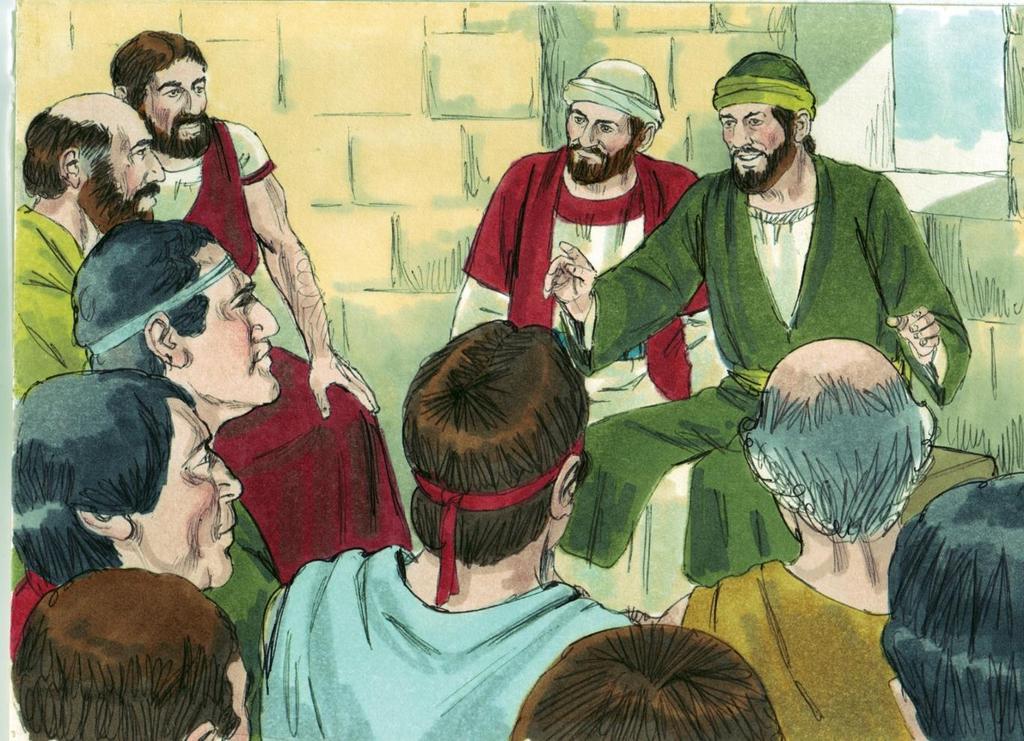 Many people in other places had never heard about Jesus. Now everyone knew that God had a special job for Barnabas and Saul to do.