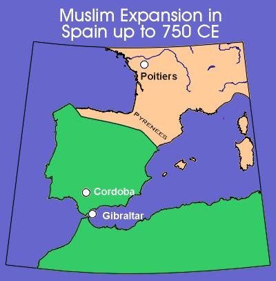 Conquered by Arab and Berber forces in the early 700s Early Muslim Spain: Vibrant civilization Astronomy, medicine, the arts,