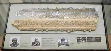 Fig. 11. The Samarkand relic displayed today in the Museum of History and Archaeology, Ekaterinburg. museum in Ekaterinburg opened a special exhibition dedicated to the relic.