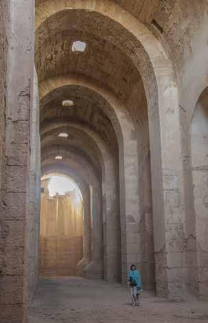 more impressive are the huge cisterns (right) at Resafa in the Syrian desert south of