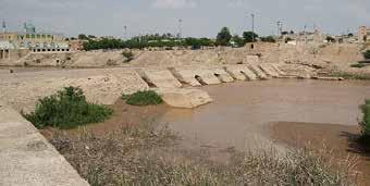 a Sasanian era dam diverted