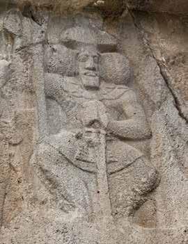 depicts Shapur II (r.