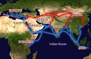 The Golden Age 750-1350 Muslim merchants create vast trade network; Silk Road Spreads products, technologies, knowledge, religions,