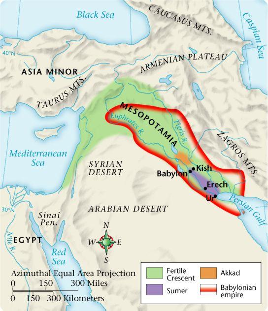3 The Fertile Crescent The Fertile Crescent is the fertile land between the Tigris and Euphrates rivers. The first civilization in the Fertile Crescent was discovered in Mesopotamia.