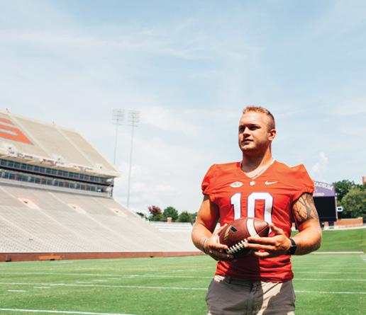 WHEN FOOTBALL FANS hear the name Ben Boulware they think of a strong and powerful linebacker with a must-win attitude.