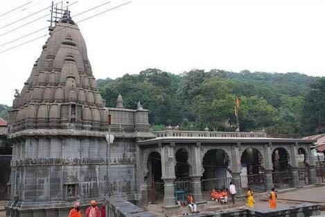JYOTIRLINGA 6-Dakinyam Bhimasankaram.. Bhimashankar Temple is on the Sahyadri hills near Pune, Maharashtra.