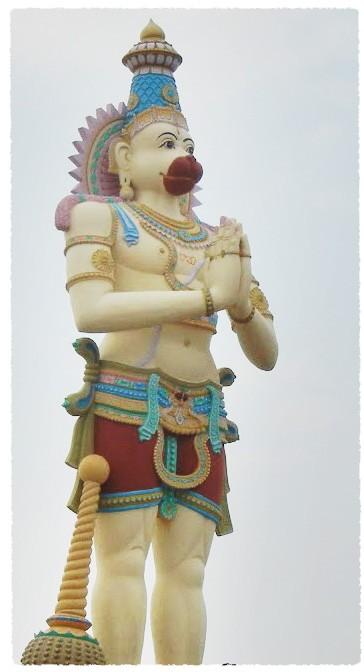 KeesarAGutta Temple The towering form of Hanuman-ji, the ardent devotee of