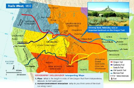 Click To Enlarge B. Making Inferences What do you think other Missourians might decide to do after seeing Becknell's wealth? The Trail to Santa Fe Traders also traveled west in search of markets.
