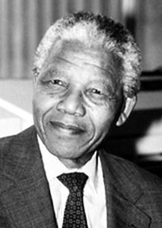 The Nobel Peace Prize 1993: Nelson Mandela of South Africa who shared the 1993 prize with Frederik Willem de Klerk, found inspiration from the life and works of Gandhi -- to fight injustice and