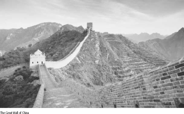 World Civilizations Quarter 1 Module Exercise #15 Great Wall of China Throughout its history, China tried to protect itself from invaders. As early as the sixth century B.C., the Chinese built earth walls as a defense against invading nomads from the north.