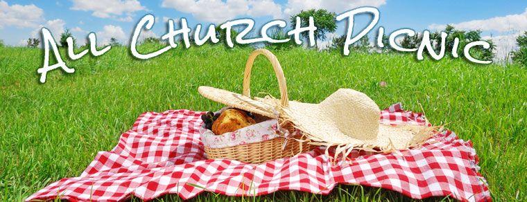 CHURCH FAMILY PICNIC is today! Come at 5:30 PM to York Township Rec Park for the picnic.