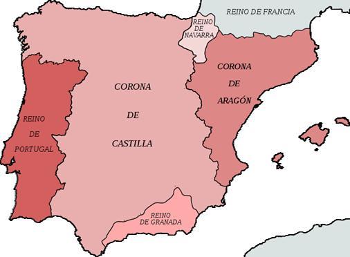 5. EXPLORATION AND DISCOVERY a. Spanish Unification i. Five kingdoms on the Iberian Peninsula (1400) 1. Portugal 2. Castile-Leon 3. Navarre 4. Aragon 5.