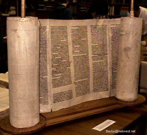 The Torah is the 1 st 5 books of the Old Testament (the sacred or holy text