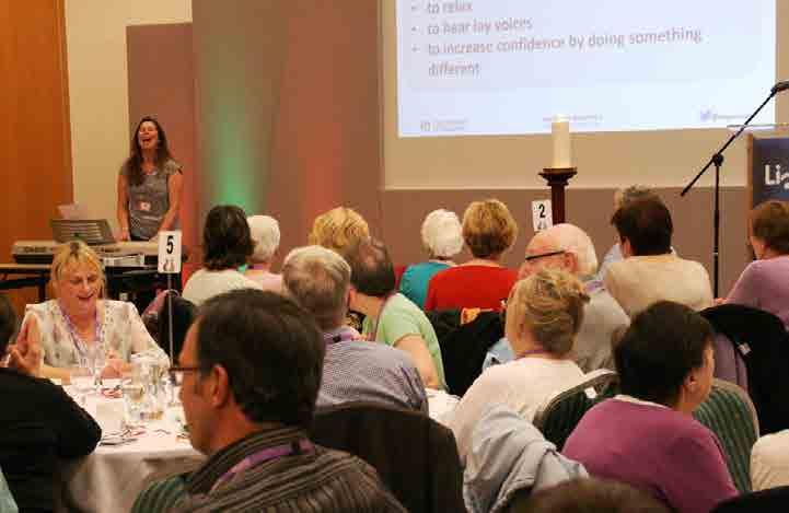 The conference was set up to explain how much lay people matter, and give them a confidence-boost to really encourage them to have their say in the way the Church of England is run Canon Carol