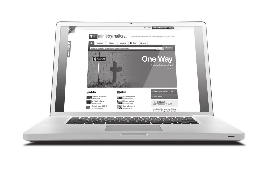 2600 Thursday, May 3, 2012 Ministry Matters is a collaborative online community where church leaders