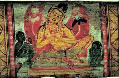 These paintings belong to a tradition seen throughout Buddhist cultures.