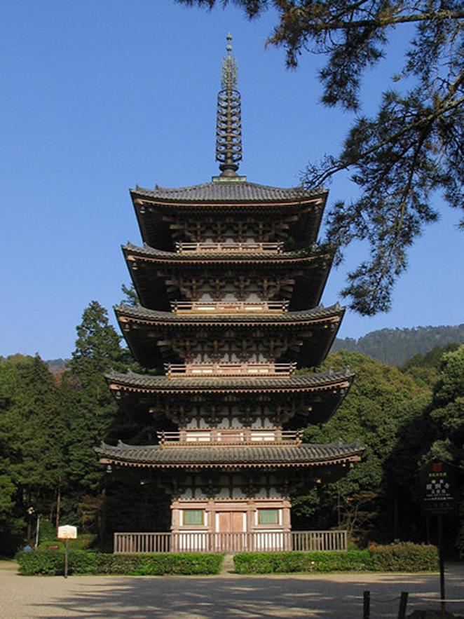 Pagoda When Buddhism arrived in Japan, the Japanese copied a Chinese structure called pagoda.