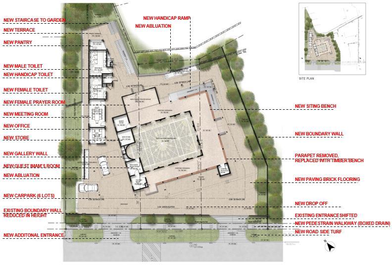 ANNEX A Improvements to be made (A boutique mosque in District 10) Old Quality Areas Physical Frontage Boundary walls & landscape currently blocking view Open concept with boundary walls brought down