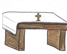 Clue #1: The reminds us that the first Mass took place at a meal on Holy Thursday with Jesus and