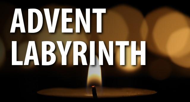 Advent Labyrinth, December 18-21, 2017. Come find a quiet place to pray, away from the noise of the world, as you prepare for the Christmas Season.