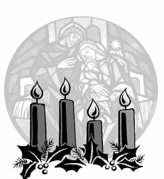 The Season of Advent FOURTH SUNDAY OF ADVENT SCRIPTURE: Luke 1:47-55 (Reader) "My soul magnifies the Lord, and my spirit rejoices in God my Savior, for he has looked with favor on the lowliness of